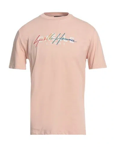 Gaelle Paris Gaëlle Paris Man T-shirt Blush Size Xl Cotton In Pink