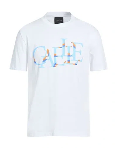 Gaelle Paris Gaëlle Paris Man T-shirt White Size L Cotton