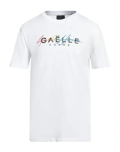 Gaelle Paris Gaëlle Paris Man T-shirt White Size M Cotton In White