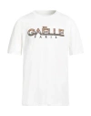 Gaelle Paris Gaëlle Paris Man T-shirt White Size Xl Cotton In Gold