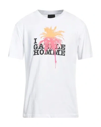 Gaelle Paris Gaëlle Paris Man T-shirt White Size Xxl Cotton