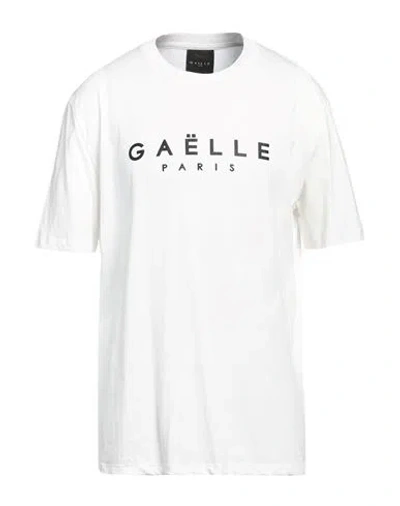 Gaelle Paris Gaëlle Paris Man T-shirt White Size Xxl Cotton In Neutral
