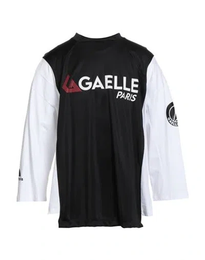 Gaelle Paris Gaëlle Paris Man T-shirt Black Size 1 Polyester, Cotton, Elastane In Multi