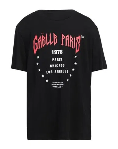 Gaelle Paris Gaëlle Paris Man T-shirt Black Size L Cotton
