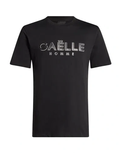 Gaelle Paris Gaëlle Paris Man T-shirt Black Size S Cotton