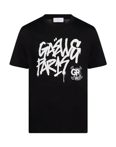 Gaelle Paris Gaëlle Paris Man T-shirt Black Size Xxl Cotton