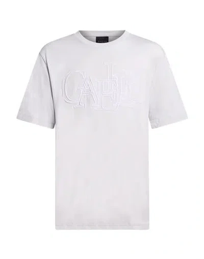 Gaelle Paris Gaëlle Paris Man T-shirt Light Grey Size M Cotton In White