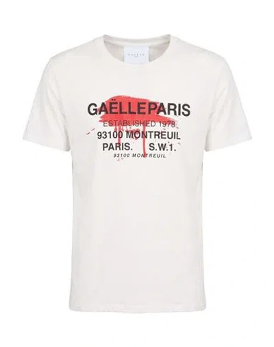 Gaelle Paris Gaëlle Paris Man T-shirt Off White Size S Cotton