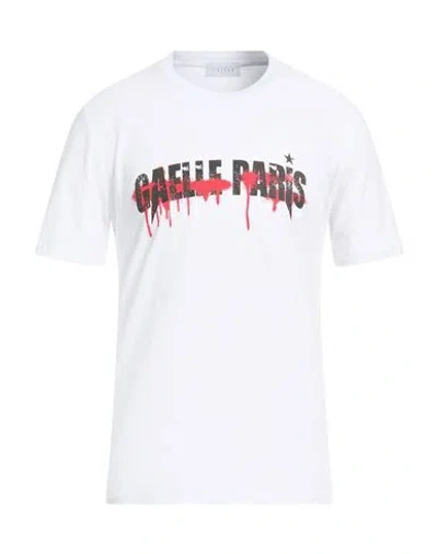 Gaelle Paris Gaëlle Paris Man T-shirt White Size L Cotton
