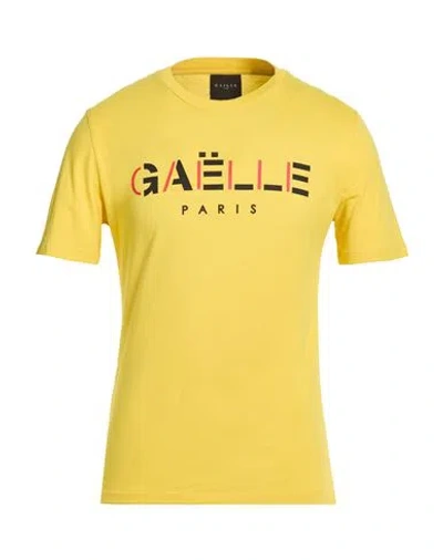 Gaelle Paris Gaëlle Paris Man T-shirt Yellow Size Xl Cotton