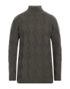 Gaelle Paris Gaëlle Paris Man Turtleneck Military Green Size Xl Merino Wool, Acrylic In Green