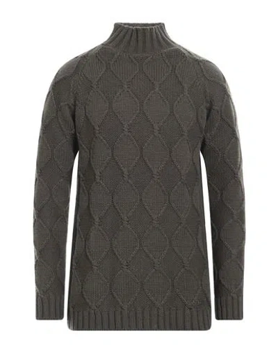 Gaelle Paris Gaëlle Paris Man Turtleneck Military Green Size Xl Merino Wool, Acrylic