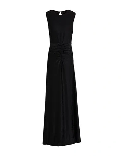 Gaelle Paris Gaëlle Paris Noir Woman Maxi Dress Black Size 6 Polyamide, Polyester, Elastane