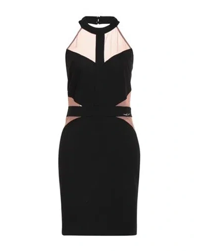 Gaelle Paris Gaëlle Paris Noir Woman Midi Dress Black Size 8 Polyamide, Elastane