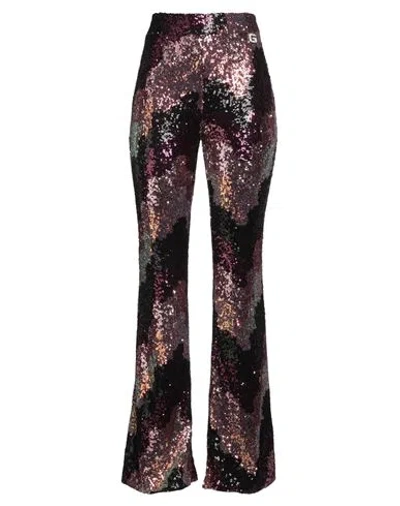 Gaelle Paris Gaëlle Paris Noir Woman Pants Pink Size 4 Polyester In Multi
