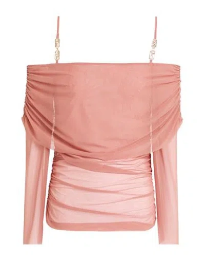 Gaelle Paris Gaëlle Paris Noir Woman Top Antique Rose Size 4 Polyamide, Elastane In Pink
