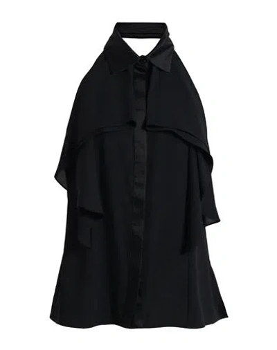 Gaelle Paris Gaëlle Paris Noir Woman Top Black Size 10 Polyester