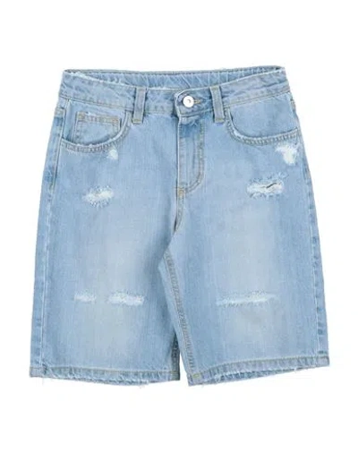 Gaelle Paris Babies' Gaëlle Paris Toddler Boy Denim Shorts Blue Size 6 Cotton