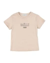 Gaelle Paris Gaëlle Paris Toddler Boy T-shirt Beige Size 4 Cotton In Beige