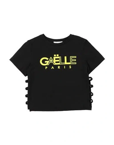 Gaelle Paris Babies' Gaëlle Paris Toddler Boy T-shirt Black Size 6 Cotton, Elastane