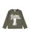 Gaelle Paris Babies' Gaëlle Paris Toddler Boy T-shirt Military Green Size 6 Cotton, Elastane