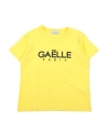 Gaelle Paris Gaëlle Paris Toddler Boy T-shirt Yellow Size 6 Cotton, Elastane In Yellow