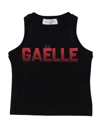 Gaelle Paris Babies' Gaëlle Paris Toddler Boy Tank Top Black Size 6 Cotton, Elastane