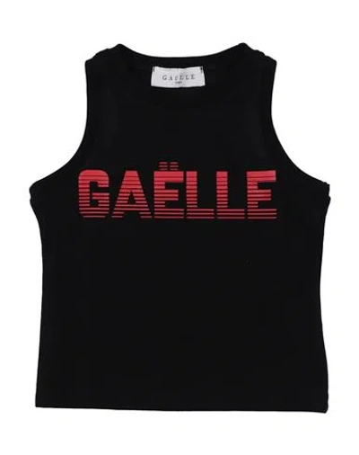 Gaelle Paris Babies' Gaëlle Paris Toddler Boy Top Black Size 6 Cotton, Elastane