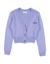 Gaelle Paris Gaëlle Paris Toddler Girl Cardigan Lilac Size 6 Acrylic In Purple
