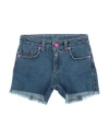 Gaelle Paris Gaëlle Paris Toddler Girl Denim Shorts Blue Size 4 Cotton, Elastane, Polyester, Polyurethane In Blue