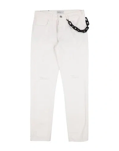 Gaelle Paris Babies' Gaëlle Paris Toddler Girl Jeans White Size 6 Cotton