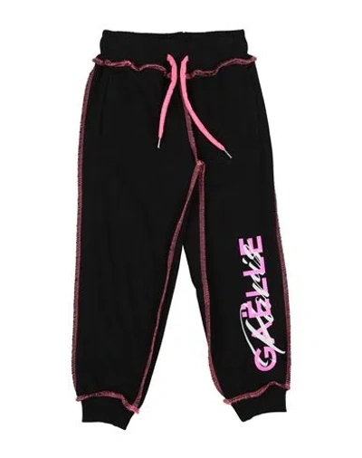 Gaelle Paris Babies' Gaëlle Paris Toddler Girl Pants Black Size 4 Cotton, Polyester