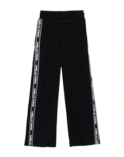 Gaelle Paris Babies' Gaëlle Paris Toddler Girl Pants Black Size 4 Cotton, Elastane