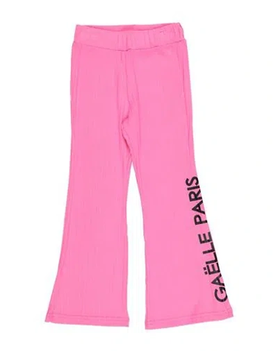 Gaelle Paris Babies' Gaëlle Paris Toddler Girl Pants Pink Size 4 Viscose, Polyester, Elastane