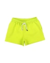 Gaelle Paris Babies' Gaëlle Paris Toddler Girl Shorts & Bermuda Shorts Acid Green Size 6 Cotton, Elastane