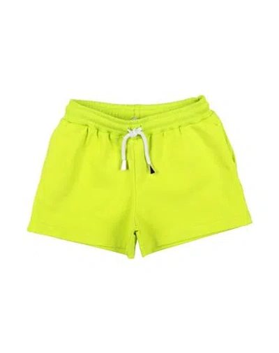 Gaelle Paris Gaëlle Paris Toddler Girl Shorts & Bermuda Shorts Acid Green Size 6 Cotton, Elastane In Green