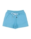 Gaelle Paris Babies' Gaëlle Paris Toddler Girl Shorts & Bermuda Shorts Azure Size 6 Cotton, Elastane In Blue