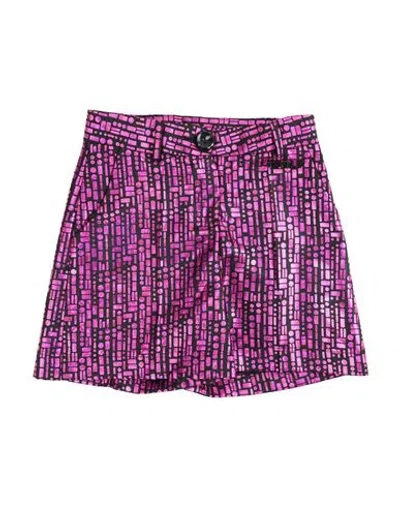 Gaelle Paris Babies' Gaëlle Paris Toddler Girl Shorts & Bermuda Shorts Fuchsia Size 6 Polyester In Pink