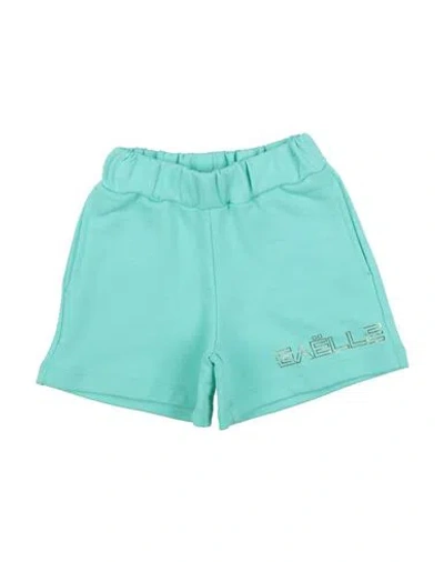 Gaelle Paris Babies' Gaëlle Paris Toddler Girl Shorts & Bermuda Shorts Light Green Size 4 Cotton In Blue