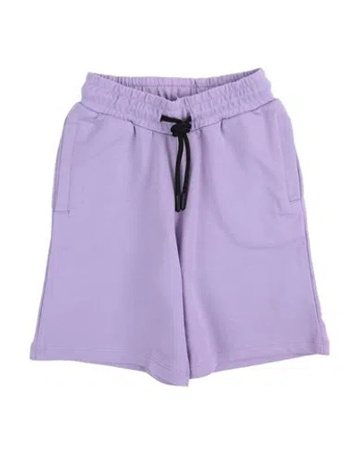Gaelle Paris Babies' Gaëlle Paris Woman Shorts & Bermuda Shorts Mauve Size 8 Cotton, Elastane In Purple