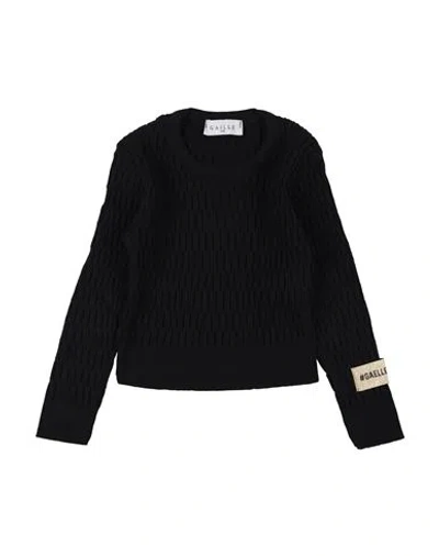 Gaelle Paris Babies' Gaëlle Paris Toddler Girl Sweater Black Size 6 Viscose, Polyester, Polyamide