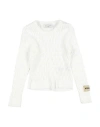 Gaelle Paris Babies' Gaëlle Paris Toddler Girl Sweater White Size 6 Viscose, Polyester, Polyamide