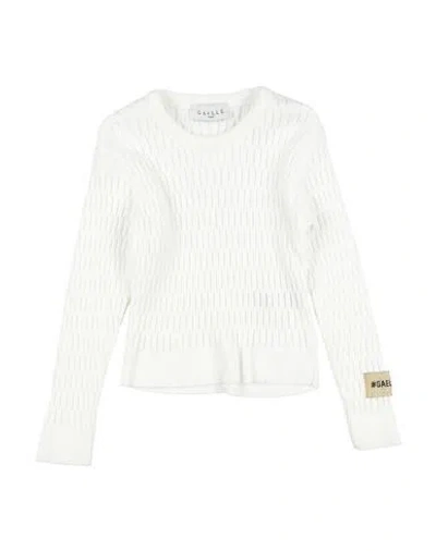 Gaelle Paris Babies' Gaëlle Paris Toddler Girl Sweater White Size 6 Viscose, Polyester, Polyamide