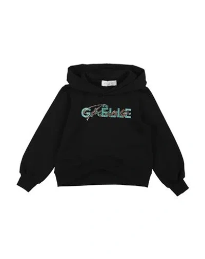 Gaelle Paris Babies' Gaëlle Paris Toddler Girl Sweatshirt Black Size 6 Cotton, Elastane