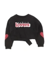 Gaelle Paris Gaëlle Paris Toddler Girl Sweatshirt Black Size 6 Cotton, Elastane In Black