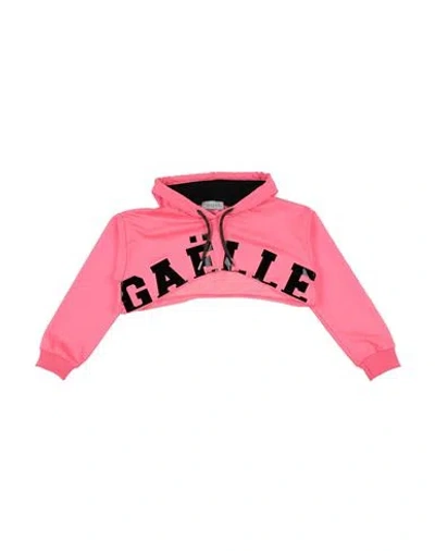 Gaelle Paris Babies' Gaëlle Paris Toddler Girl Sweatshirt Fuchsia Size 6 Polyester, Cotton In Pink