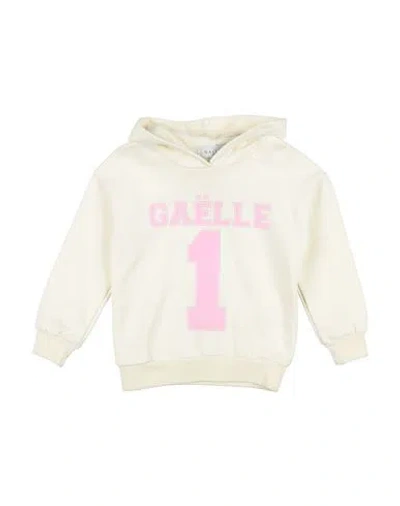 Gaelle Paris Babies' Gaëlle Paris Toddler Girl Sweatshirt Ivory Size 6 Cotton In White