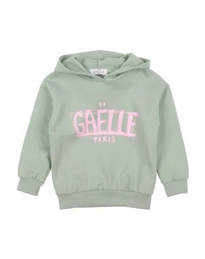 Gaelle Paris Babies' Gaëlle Paris Toddler Girl Sweatshirt Light Green Size 4 Cotton