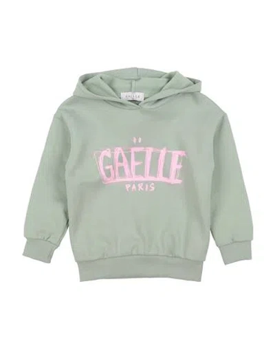 Gaelle Paris Babies' Gaëlle Paris Toddler Girl Sweatshirt Light Green Size 6 Cotton