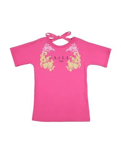 Gaelle Paris Babies' Gaëlle Paris Toddler Girl Sweatshirt Magenta Size 4 Cotton